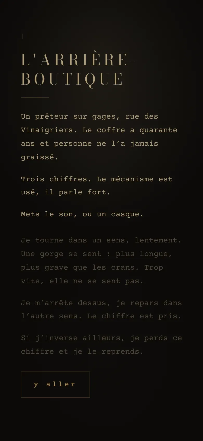 Screenshot of Le Casse on a phone