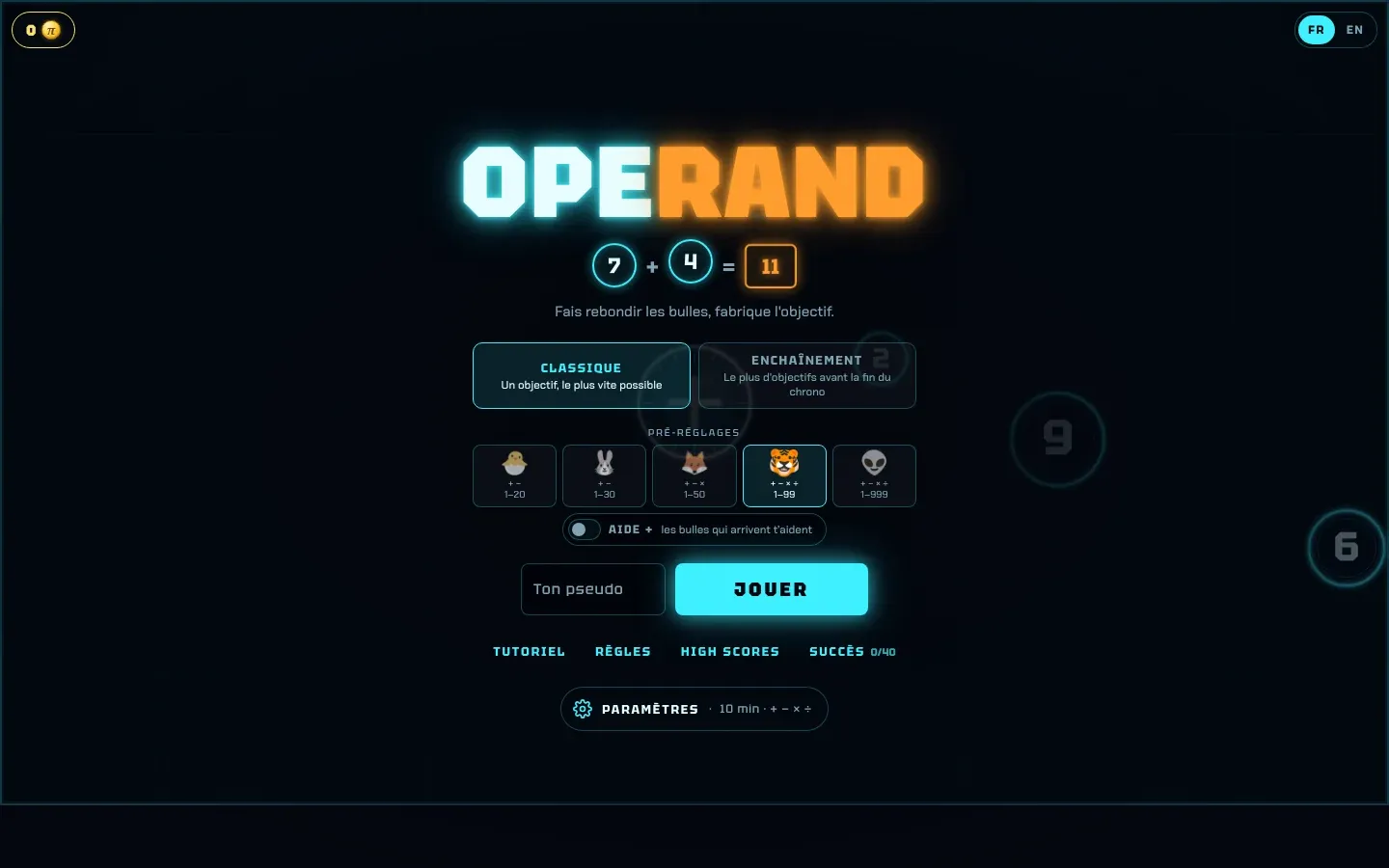 Capture de Operand sur ordinateur