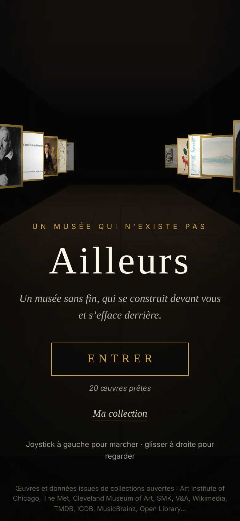Capture de Ailleurs sur téléphone